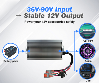 Golf Cart Voltage Reducer 25A 300W